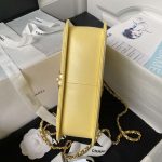 chanel as2649 woc wallet on chain with gold charm small vintage calfskin bag yellow 006 luxibags.ru .jpg