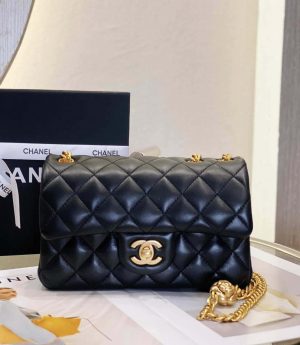 chanel as3041 flap classic bag cf camellia lambskin black gold 001 luxibags.ru .jpg