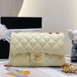 chanel as3041 flap classic bag cf camellia lambskin light yellow gold 001 luxibags.ru .jpg
