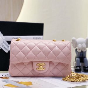 chanel as3041 flap classic bag cf camellia lambskin pink gold 003 luxibags.ru .jpg
