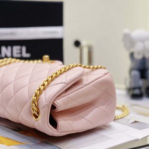 chanel as3041 flap classic bag cf camellia lambskin pink gold 005 luxibags.ru .jpg