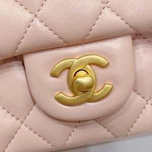 chanel as3041 flap classic bag cf camellia lambskin pink gold 008 luxibags.ru .jpg