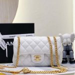chanel as3041 flap classic bag cf camellia lambskin white gold 002 luxibags.ru .jpg