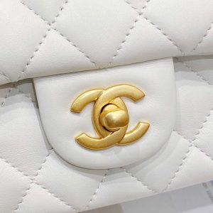 chanel as3041 flap classic bag cf camellia lambskin white gold 008 luxibags.ru .jpg