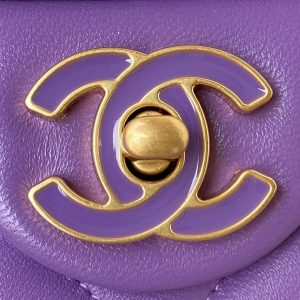 chanel as3113 mini flap bag lambskin purple 021 luxibags.ru .jpg