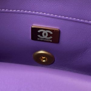 chanel as3113 mini flap bag lambskin purple 027 luxibags.ru .jpg