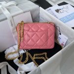 chanel as3113 mini flap bag lambskin rose pink 002 luxibags.ru .jpg