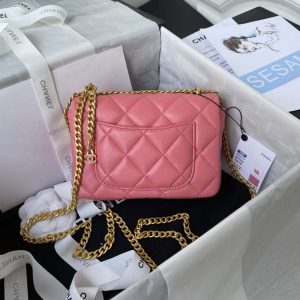 chanel as3113 mini flap bag lambskin rose pink 002 luxibags.ru .jpg
