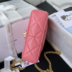 chanel as3113 mini flap bag lambskin rose pink 006 luxibags.ru .jpg