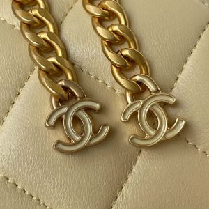chanel as3113 mini flap bag lambskin yellow 005 luxibags.ru .jpg