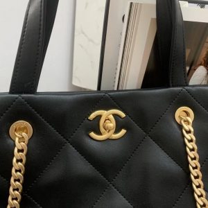 chanel as3128 maxi shopping bag calfskin in black 2 luxibags.ru .jpg