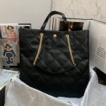 chanel as3128 maxi shopping bag calfskin in black 3 luxibags.ru .jpg