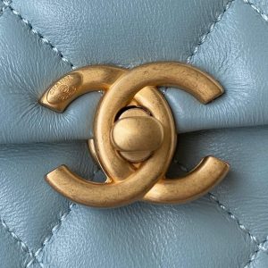 chanel as3205 mini flap bag lambskin gold tone metal blue 03 luxibags.ru .jpg