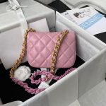 chanel as3205 mini flap bag lambskin gold tone metal pink 02 luxibags.ru .jpg