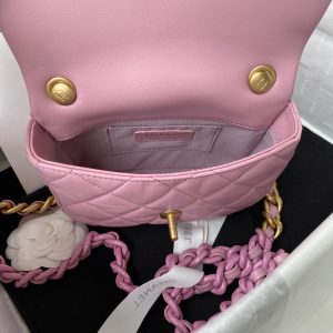 chanel as3205 mini flap bag lambskin gold tone metal pink 07 luxibags.ru .jpg