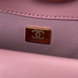 chanel as3205 mini flap bag lambskin gold tone metal pink 09 luxibags.ru .jpg