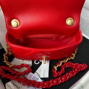 chanel as3205 mini flap bag lambskin gold tone metal red 07 luxibags.ru .jpg