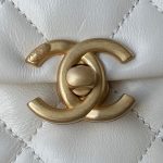 chanel as3205 mini flap bag lambskin gold tone metal white 03 luxibags.ru .jpg