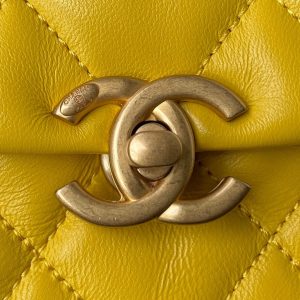 chanel as3205 mini flap bag lambskin gold tone metal yellow 03 luxibags.ru .jpg