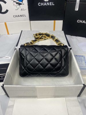 chanel as3215 large flap bag lambskin gold tone metal black 002 luxibags.ru .jpg