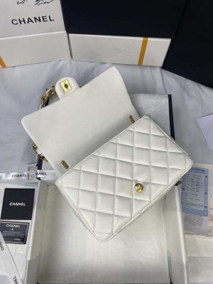 chanel as3215 large flap bag lambskin gold tone metal white 007 luxibags.ru .jpg
