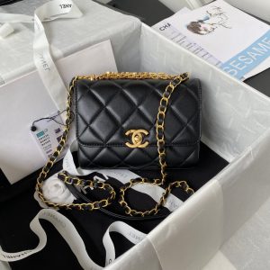 chanel as3239 mini flap bag lambskin black 1 luxibags.ru .jpg