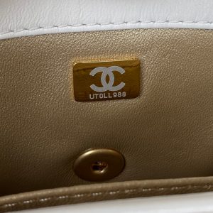 chanel as3239 mini flap bag lambskin white 9 luxibags.ru .jpg