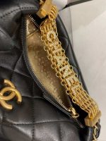 chanel as3242 small hobo bag lambskin strass gold tone metal black 004 luxibags.ru .jpg