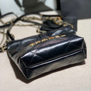 chanel as3260 22 mini handbag calfskin black with gold 006 luxibags.ru .jpg