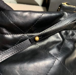 chanel as3260 22 mini handbag calfskin black with gold 007 luxibags.ru .jpg