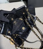 chanel as3260 22 mini handbag calfskin black with gold 009 luxibags.ru .jpg