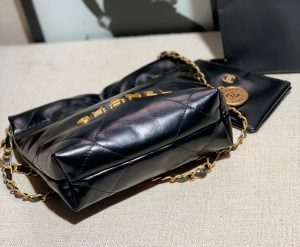 chanel as3260 22 mini handbag shiny calfskin black with gold a86 004 luxibags.ru .jpg