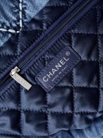 chanel as3260 22 small handbag silver tone metal canvas blue denim 08 luxibags.ru .jpg