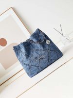 chanel as3261 22 bag silver tone metal canvas blue denim 01 12f6a783 6ba9 4e34 a639 242a8f078857 luxibags.ru .jpg