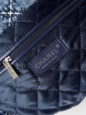 chanel as3261 22 bag silver tone metal canvas blue denim 08 luxibags.ru .jpg
