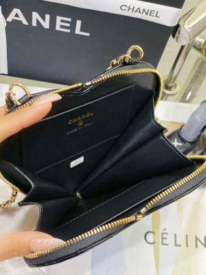 chanel as3295 heart clutch with chain lambskin gold tone metal black and white 006 luxibags.ru .jpg