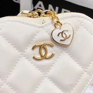 chanel as3295 heart clutch with chain lambskin gold tone metal black and white 008 luxibags.ru .jpg