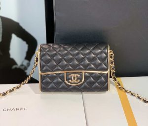 chanel as3308 small evening bag 22a limited edition black lambskin gold 001 luxibags.ru .jpg