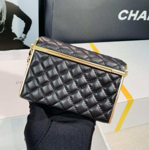 chanel as3308 small evening bag 22a limited edition black lambskin gold 002 luxibags.ru .jpg