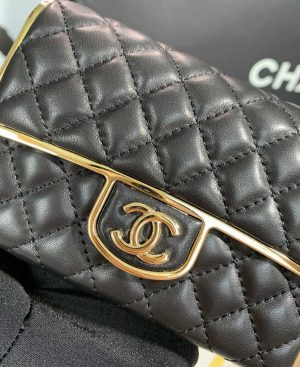 chanel as3308 small evening bag 22a limited edition black lambskin gold 004 luxibags.ru .jpg