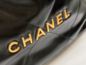chanel as3313 22 backpack shiny calfskin gold black 003 luxibags.ru .jpg