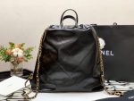 chanel as3313 22 backpack shiny calfskin gold black 008 luxibags.ru .jpg