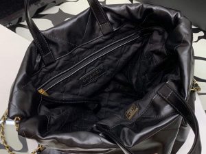 chanel as3313 22 backpack shiny calfskin gold black 009 luxibags.ru .jpg