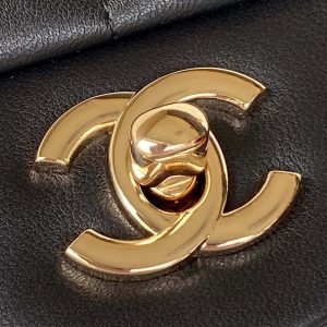 chanel as3331 small flap 19cm bag black lambskin gold 012 luxibags.ru .jpg
