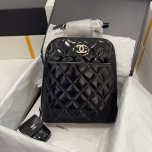 chanel as3332 backpack shiny calfskin bag black 003 luxibags.ru .jpg