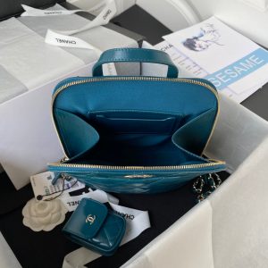 chanel as3332 backpack shiny calfskin bag blue 007 luxibags.ru .jpg