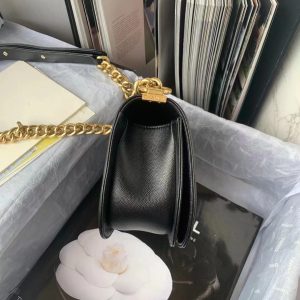 chanel as3350 small boy chanel messenger bag lambskin black 04 luxibags.ru .jpg