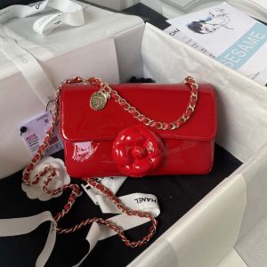 chanel as3356 flap 23fw patent leather camellia red 001 luxibags.ru .jpg