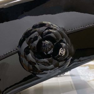chanel as3356 mini flap 18cm patent leather camellia black 008 luxibags.ru .jpg
