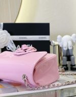 chanel as3356 mini flap 18cm patent leather camellia pink 006 luxibags.ru .jpg